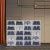 InSyoForeverEC Portable Shoe Rack Organizer, 20 Pairs DIY Shoe Storage Cabinets Stand, Stackable Shoe Storage Cabinet Stand, Transparent Plastic Storage Boxes for Heels, Boots,Slippers (20 units) view 1