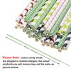 Cotton Candy Cones Penta Angel 50Pcs 13.8 Random Color Cotton Candy Holder Stick Paper Straw Cones for Birthday Wedding Party Candy Making (Random Color, 50) view 2