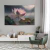 Gokays Tapestry Home Decor Lotus Flowers in The Lake Painting Tapestry Living Room Bedroom Decoration Wall Hanging Tapestry Curtain, 40"x60" view 4