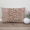 MISSUYSA Red Cheetah Leopard Print Animal Rectangle Lumbar Pillow Case Traditional Throw Pillow Cover 16x24 Decorative Pillow Home Cotton Linen Traditional Pillowcase for Couch Sofa Living Room Decor view 4