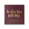 Bridal Shower Guest Book Future Mrs from Miss to Mrs Personalized Wedding Album or Guestbook - Wine Burgundy Gold (10x8) view 1