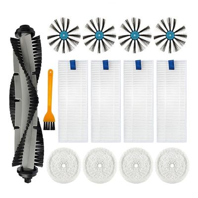 Replacement Main Side Brush Hepa Filter Mop Rag Cloth Compatible with Bissell 3115 / EV675 Robot Vacuum Cleaner Accessories (Set A)