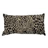 MISSUYSA Navy Cheetah Leopard Print Lumbar Cushion Cover Japanese Throw Pillow Cover 12x18 Decorative Pillow Home Cotton Linen Luxury Cushion Cover for Sofa Couch Living Room Bedroom view 1