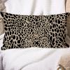 MISSUYSA Navy Cheetah Leopard Print Lumbar Cushion Cover Japanese Throw Pillow Cover 12x18 Decorative Pillow Home Cotton Linen Luxury Cushion Cover for Sofa Couch Living Room Bedroom view 2