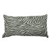 MISSUYSA Asian Style Throw Pillowcase Tiger Stripes Cream Gray Cushion Cover Oriental 12x18 Decorative Pillow Home Cotton Linen Retro Rustic Rectangle Lumbar Pillow Case for Sofa Couch Bed view 1