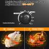 24 Quart Electric Roaster Oven with Visible & Self-Basting Lid, Large Turkey Roaster with Defrost Warm Function, Adjustable Temperature, Removable Pan Rack, Stainless Steel view 3