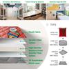 1.6 in Memory Foam Mattress,Bed Topper Memory Foam Queen Firm,Mattress Pad Twin Size Bed Memory Foam Cover,High Density Ventilated Mattress Pad with Plush Washable Cover,Orange,Queen/150x200cm view 3