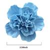 AMERRY Ceramic Wall Flower Decor Artificial 3D Flower Wall ArtHandmade 3D Wall Art Hanging Sculpture Porcelain Flower Wall Dcor (Blue,Azalea,3.54") view 3