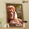 VCK 20x28 Poster Frame 3 Pack - Brown Walnut, Exclusive Natural Wood Grain Solid Wood Picture Frame, Wall Hanging view 2