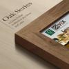 VCK 20x28 Poster Frame 3 Pack - Brown Walnut, Exclusive Natural Wood Grain Solid Wood Picture Frame, Wall Hanging view 4