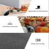 YESOF66 Diatomaceous Earth Bath Mat Bathtub Mat, Fall Thanksgiving Pumpkin Orange Polka Dots Plaid Quick Dry Non-Slip Diatomite Mud Bathroom Floor Rugs for Bath Tub Kitchen Absorbent Pad, 24x36 Inch view 4