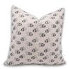 Fabritual Rustic Vintage Handmade Block Print Duck Canvas Pillow Cover, 18x18 Inch, Grey Chitranjan Design, Decorative Cushion with Zipper for Sofa, Couch, Chair, Office, Hotel & Bedroom view 1