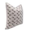 Fabritual Rustic Vintage Handmade Block Print Duck Canvas Pillow Cover, 18x18 Inch, Grey Chitranjan Design, Decorative Cushion with Zipper for Sofa, Couch, Chair, Office, Hotel & Bedroom view 2