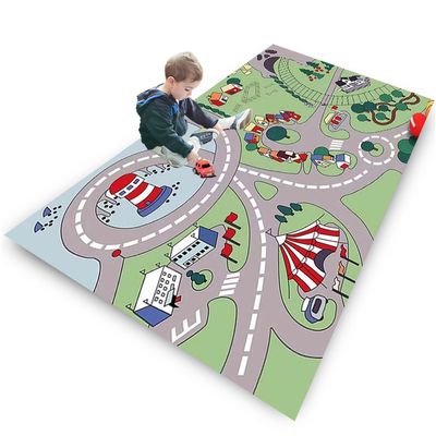Kids Carpet Rugs Playmat Great for Toy Cars & Toys,Educational Road and Traffic Carpet Car Rug,City Life Fun Throw Rug,Play Area Rug Gift for Children Baby Bedroom Play Room Game 6.610ft/200300CM