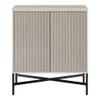 Henn&Hart Brighton Accent Cabinet, 28" Wide, White view 3
