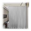LXHELIVERY Beauty Salon Partition Curtain Metal Curtain Rod Wall-Mounted Divider Screen Protection Privacy for Hospital Medical ClinicBeauty Salon Mall (Color : Grey, Size : 200x200cm) view 1