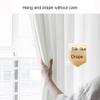 LXHELIVERY Beauty Salon Partition Curtain Metal Curtain Rod Wall-Mounted Divider Screen Protection Privacy for Hospital Medical ClinicBeauty Salon Mall (Color : Grey, Size : 200x200cm) view 3