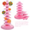 Gadpiparty Multi-Tier Adjustable Lollipop Stand Candy Filler Holder for Party Wedding Birthday Display Rack 10X5.5 Inches Plastic Lollipops Organizer view 3