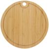 BambooMN Bamboo Round Cutting and Serving Board, Charcuterie Board - 10" diameter x 0.75" thickness - 3 Pieces view 1