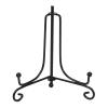 4" - 12" Iron Easel Classic Display Stand Bowl Plate Photo Frame Book Artwor Black(10'') view 1