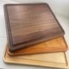 Personalized Butcher Block Cutting Board, Engraved Butcher Block, Corporate/Company Logo, 018 (Walnut, Block 18" x 24") view 3