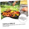 BESTonZON 1pc Tortilla Grill Taco Rack Holder Mexican Taco Stand Taco Stand Rack Display Pizza Grill Mini Grill Appetizer Tray Mexican Pancake Rack Home Taco Rack Household Kitchenware Food view 4