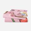 QOOMO Kawaii Cat Sheet Set,Doughnut Kids Bed Sheets,Cherry Printed 16" Deep Pocket Bed Sheet Set for Girls/Kids/Teens4 Piece Sheet Set, 1 Fitted Sheet,1 Flat Sheet and 2 PillowcasesQueen Size view 4