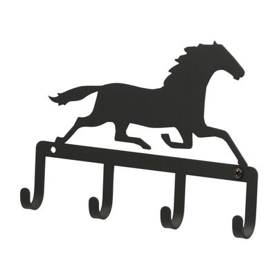 Village Wrought Iron Running Horse Key Holder Key Hooks