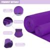 Lanmmraifc Wedding Carpet Aisle Runner Outdoor Party Prom Walkway Rug Runway Decorations Floor Runner for Weddings Church, Events Entrance, Purple (Size : 1x10m) view 2