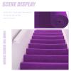 Lanmmraifc Wedding Carpet Aisle Runner Outdoor Party Prom Walkway Rug Runway Decorations Floor Runner for Weddings Church, Events Entrance, Purple (Size : 1x10m) view 3