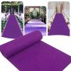 Lanmmraifc Wedding Carpet Aisle Runner Outdoor Party Prom Walkway Rug Runway Decorations Floor Runner for Weddings Church, Events Entrance, Purple (Size : 1x10m) view 4