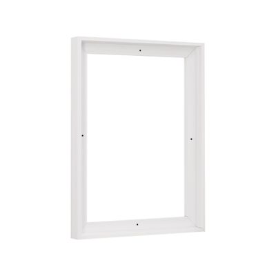 Pixy Canvas Floater Frame 8x24 for 3/4 (0.75) inch Deep Canvas Paintings/Canvas Prints/Wood Canvas Panels/Wall Art/Wall Decor/Home Decor/Artwork (White, 8 x 24 inch, Portrait)