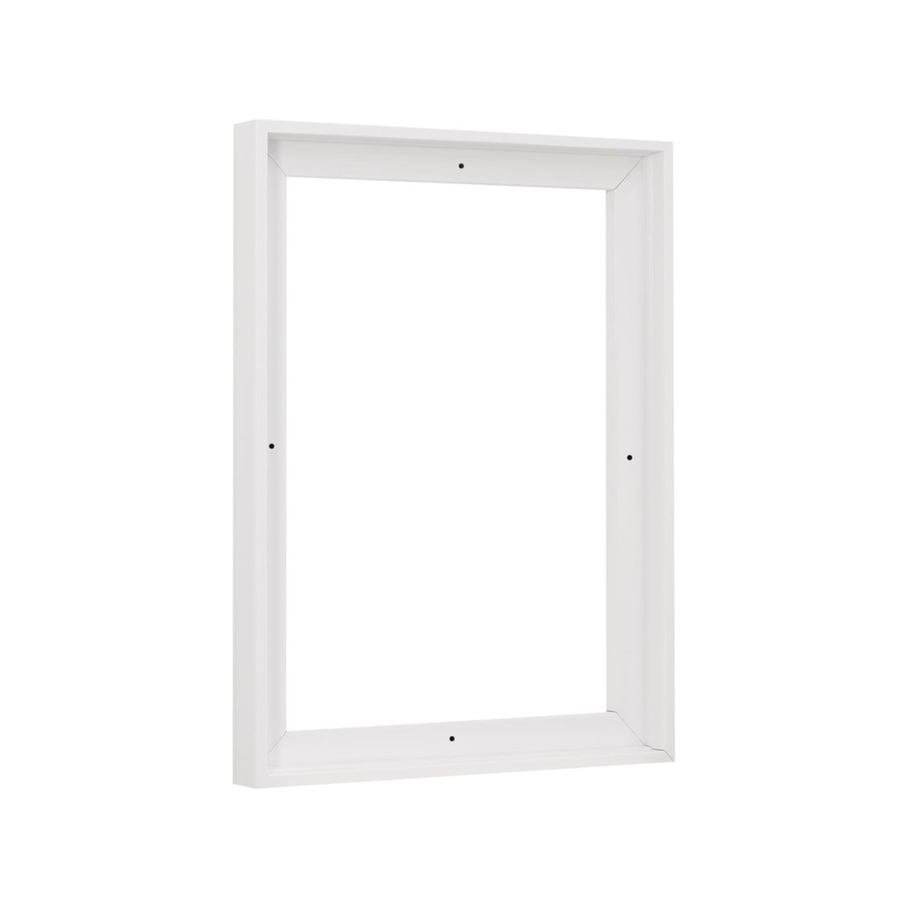 Pixy Canvas Floater Frame 8x24 for 3/4 (0.75) inch Deep Canvas Paintings/Canvas Prints/Wood Canvas Panels/Wall Art/Wall Decor/Home Decor/Artwork (White, 8 x 24 inch, Portrait)