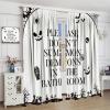 Halloween Gothic Curtains, Gothic Skulls Bats Spiders Farmhouse Signs Horror Themed Home Decor, Kids Boys Girls Bedroom Living Room Blackout Curtains,52X84 Inch view 4