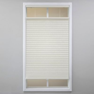 Eclipse Light-Filtering Top Down Bottom Up Cellular Shades - Cordless Window Covering for Home or Office, Energy-Saving Light Filtering Shades, Easy Lift System - Ivory, 69.5 W x 64 L