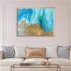 Pixy Canvas Floater Frame 12x14 for 3/4 (0.75) inch Deep Canvas Paintings/Canvas Prints/Wood Canvas Panels/Wall Art/Wall Decor/Home Decor/Artwork (Champagne, 12 x 14 inch, Portrait) view 3