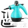 Comforday Multi-Purpose Handheld Pressurized Steam Cleaner with 9-Piece Accessories, Handheld Steamer Perfect for Stain Removal, Curtains, Car Seats, Floor, Bathroom, Window Cleaning (Light blue) view 1