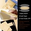 100 PCS Resealable Bags, Stand Up Kraft Paper Bags with Matte Window, Zipper Lock Food Storage Bags for Small Business and Home, 5.9x9 Inch Reusable Sealable Bags for Packaging - Black view 4