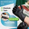 Abnili Black Vinyl Gloves Disposable Latex-free, Powder-free, Large 4.5-Mil 100-Count, Food Handling, Cleaning, Cooking, kitchen & Household Use view 3