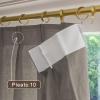TWOPAGES Light Gray 52W x 120L Pinch Pleat Curtain for Bedroom, Natural Linen Drape Light Filtering Pricavy Curtain for Living Room, 1 Panel view 2