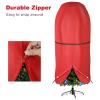 Christmas Tree Cover with Adjustable Straps, Durable Upright Xmas Tree Storage Bag with Zipper & Drawstring for up to 7.5 Foot Artificial Tree Standing with Ornaments, Waterproof, Dustproof view 3