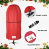 Christmas Tree Cover with Adjustable Straps, Durable Upright Xmas Tree Storage Bag with Zipper & Drawstring for up to 7.5 Foot Artificial Tree Standing with Ornaments, Waterproof, Dustproof view 4