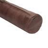 D DOLLY LAMB Goat Leather Cylindrical Cushion Covers - Round Cervical Roll Cylinder Bolster Pillow Cover | Designed for Head, Neck, Back, and Legs, 7x22 Inches - Chiku Brown Pack of 2 view 2