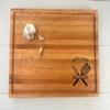 Personalized Butcher Block Cutting Board, Engraved Butcher Block, BBQ Themed, Grill Master, Fathers Day Gift, Gift for Dad, 136 (Cherry, Block 18" x 24") view 1
