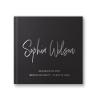 Graduation Book for Graduating College Student Classmates, Graduation Party Photo Album Advice Well Wishes - Black Silver (10x8) view 1