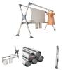 Freestanding Laundry Rack, Drying Rack Clothing, Laundry Clothes Storage, Clothes Drying Rack, Tall Metal Foldable Laundry Clothes Drying Rack Stand, Stainless Steel Laundry Rack (Color : Silver, Si view 4