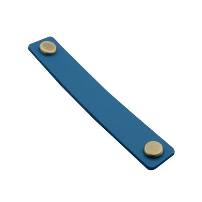 Southst Home Furniture Soft Drawer Pulls Craft Dresser Door Knobs with Screws Cabinet Handle Cupboard PU Leather Handle Hardware - (Color: Blue/Size: 159x128mm)