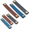 Southst Home Furniture Soft Drawer Pulls Craft Dresser Door Knobs with Screws Cabinet Handle Cupboard PU Leather Handle Hardware - (Color: Blue/Size: 159x128mm) view 3