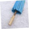 CIMAXIC Japanese Style Oil Paper Umbrella Wedding Favors, Blue, 12" view 3