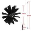 Chimney Cleaning Brush Set Duct Vent Cleaning Set Includes 15 Flexible Nylon rods 1 Brush Head 1 Auger Connector 1 Long Brush Fireplace Chimney Sweep Kit view 2